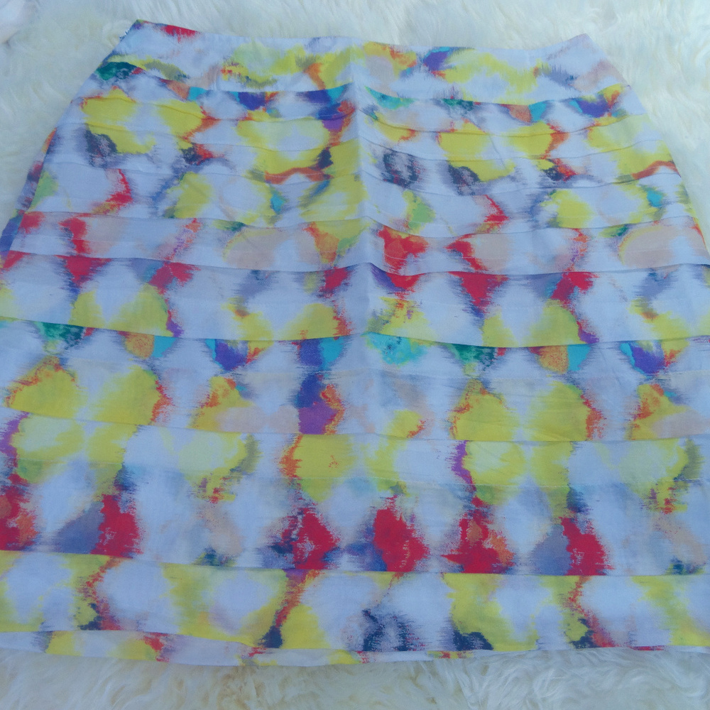 Ann Taylor Multicolored Pencil Skirt